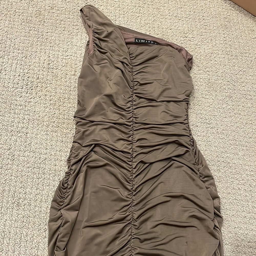 Limite scrunched mini dress